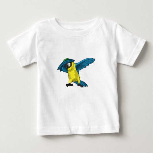 T-shirt Pour Bébé Parrot at Hip Hop Dance Dab (Devant)