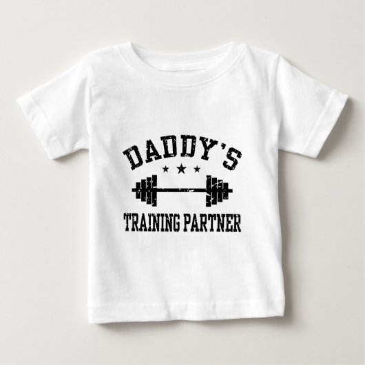 T-shirt Pour Bébé Partenaire de formation de papa (Devant)