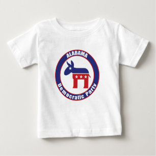 T-shirt Pour Bébé Parti démocrate de l'Alabama