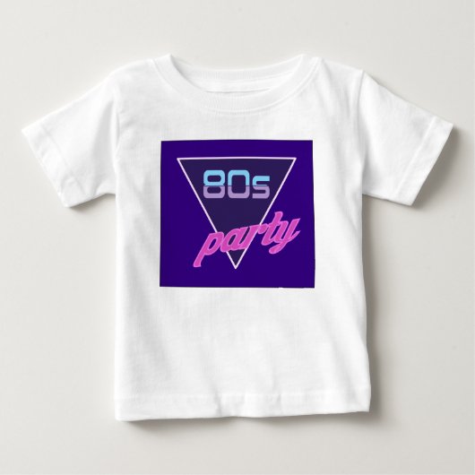 T-shirt Pour Bébé Parti des années 80 (Devant)