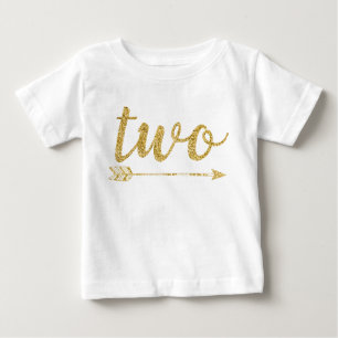 T-shirt Pour Bébé parties scintillant bébé 2e anniversaire-imprime