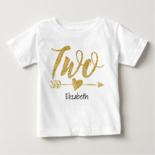 T-shirt Pour Bébé Parties scintillantes-Copie d'années de Two Two