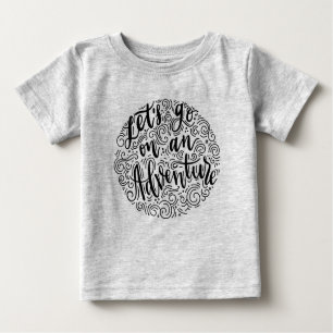 T-shirt Pour Bébé Partons sur une aventure