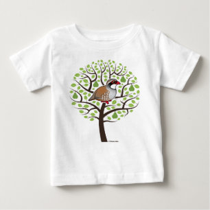 T-shirt Pour Bébé Partridge dans un arbre à poires
