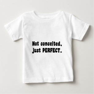 T-shirt Pour Bébé Pas Concédé, Juste Parfait