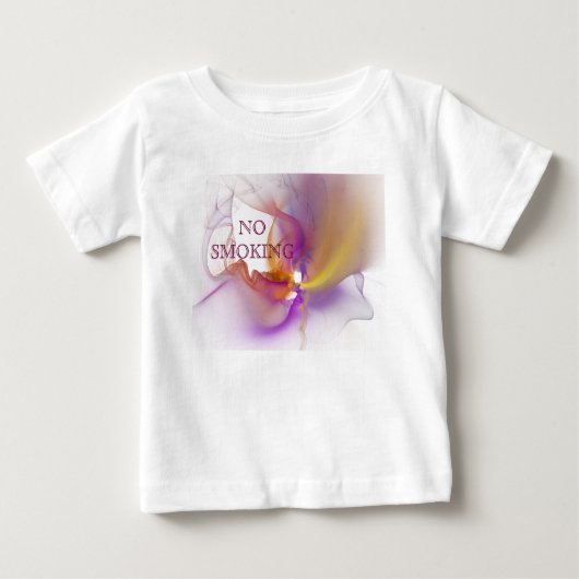 T-shirt Pour Bébé Pas de tabac (Devant)