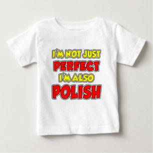 T-shirt Pour Bébé Pas seulement parfait polonais