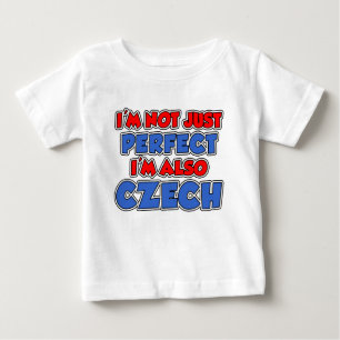 T-shirt Pour Bébé Pas seulement parfait tchèque