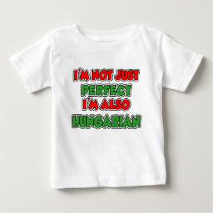 T-shirt Pour Bébé Pas seulement un hongrois parfait