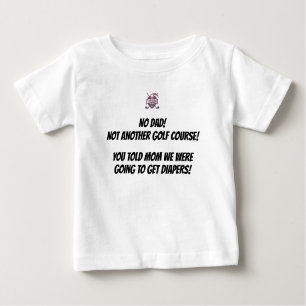 T-shirt Pour Bébé Pas Un Autre Golf Tee