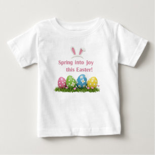 T-shirt Pour Bébé Passez un joyeux printemps cette Pâques