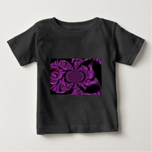 T-shirt Pour Bébé Passion violette : Royal Romance Roses
