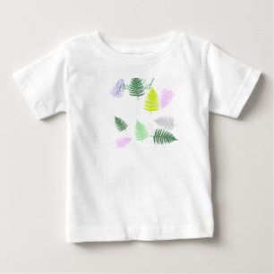 T-shirt Pour Bébé Pastel Colors Lucky Fern