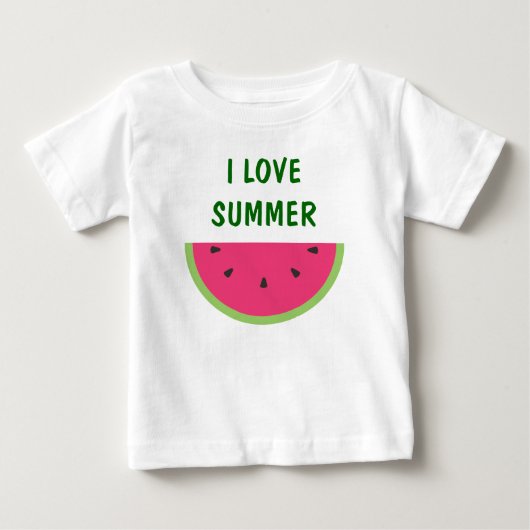 T-shirt Pour Bébé Pastèque (Devant)