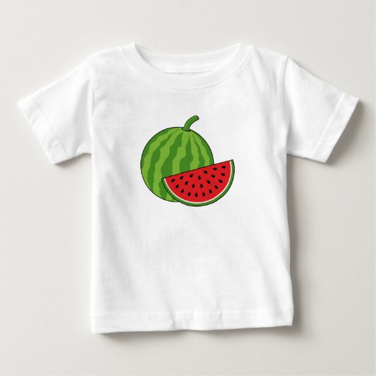 T-shirt Pour Bébé Pastèque et tranche (Devant)