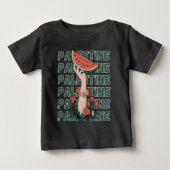 T-shirt Pour Bébé pastèque, fleurs et palestine libre Répéter (Devant)