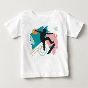 T-shirt Pour Bébé Patinage