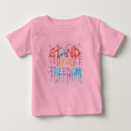 T-shirt Pour Bébé Patriotique (Devant)