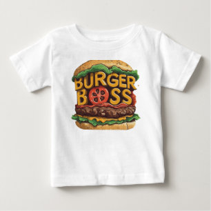 T-shirt Pour Bébé patron de hamburger