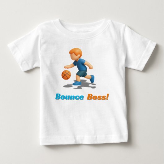 T-shirt Pour Bébé Patron de rebond (Devant)
