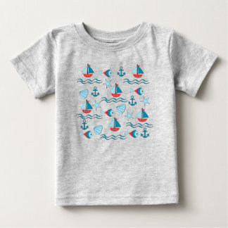 T-shirt Pour Bébé patron nautique