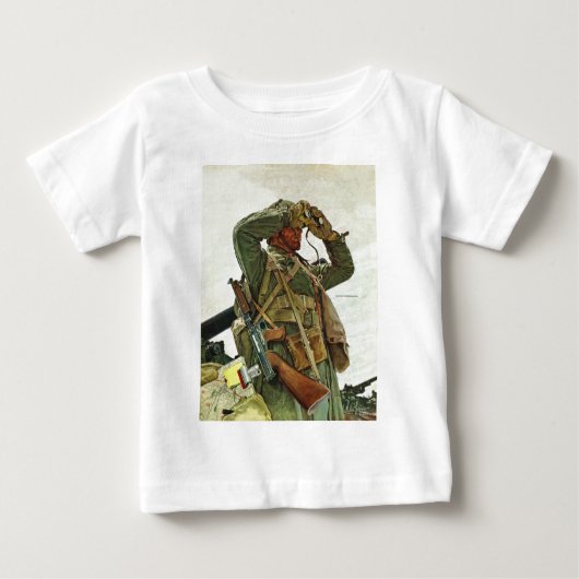 T-shirt Pour Bébé Patrouille de réservoir (Devant)