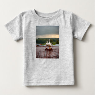 T-shirt Pour Bébé Patrouille sur les toits du jour de la pluie