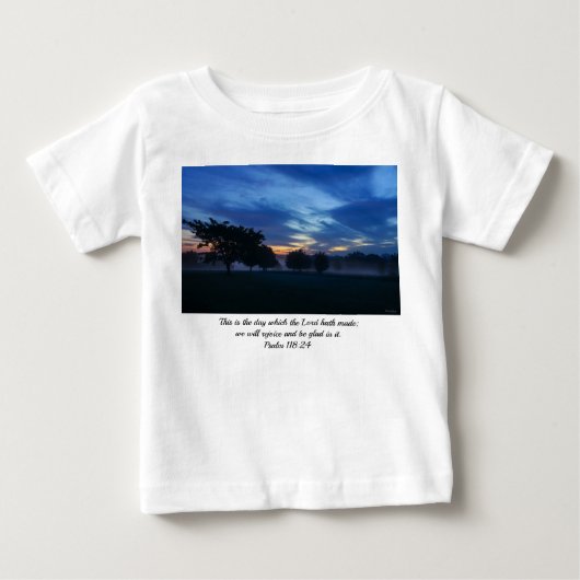 T-shirt Pour Bébé Pause De L'Aube Et Du Fog (Devant)