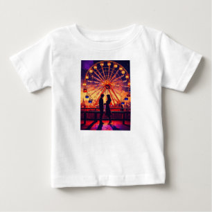 T-shirt Pour Bébé Paws & Hearts : Embrassez l'amour avec les animaux