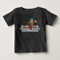 PBOT Sloth Bike baby tee