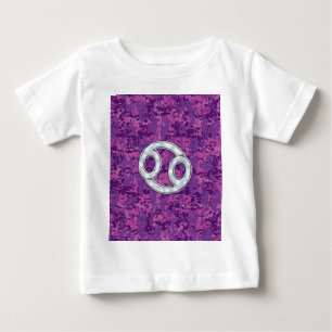 T-shirt Pour Bébé Pearle comme cancer Zodiac Connexion Camo numériq
