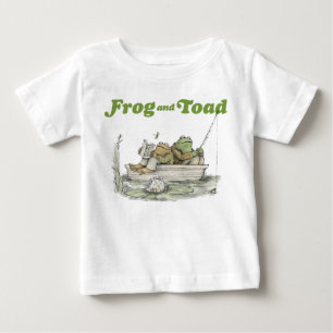 T-shirt Pour Bébé Pêche à la grenouille et au crapaud