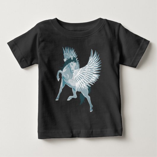 T-shirt Pour Bébé Pégase mythologie grecque Cheval ailé (Devant)
