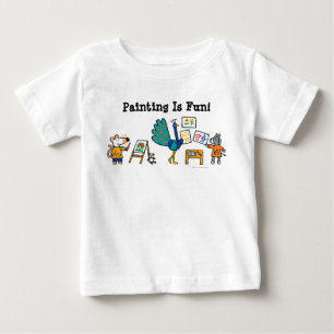 T-shirt Pour Bébé Peinture avec Maisy !