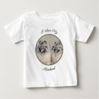 Peinture Keeshond Brothers - Art Chien original