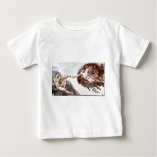 T-shirt Pour Bébé Peinture Michelangelo originale dans la chapelle d