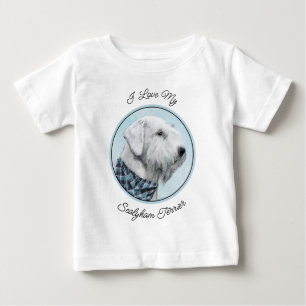 T-shirt Pour Bébé Peinture Sealyham Terrier - Cute Original Chien Ar