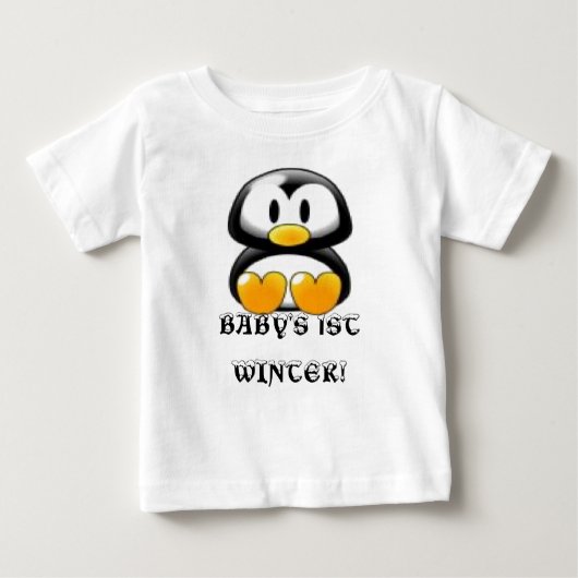 T-SHIRT POUR BÉBÉ PENGUIN ! (Devant)