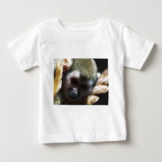 T-shirt Pour Bébé "Penser..." Cadeaux de singes écureuils (Devant)