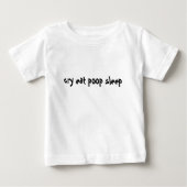T-shirt Pour Bébé Pensez. Agis. Deviens. Manches longues pour bébé (Devant)