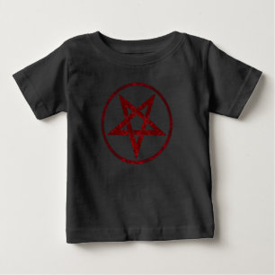 T-shirt Pour Bébé Pentagram Red Devil