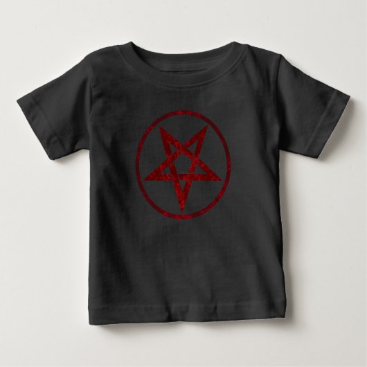T-shirt Pour Bébé Pentagram Red Devil (Devant)