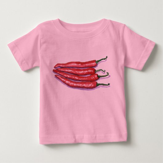 T-shirt Pour Bébé Peppers Infantile Creeper (Devant)