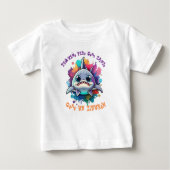 T-shirt Pour Bébé Pequeno Tiburón (Devant)