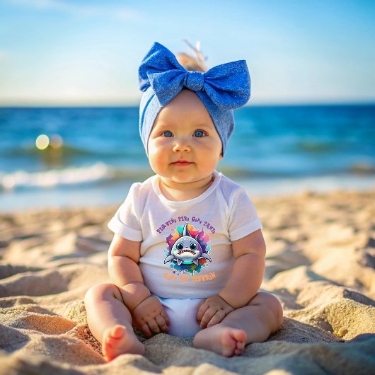 T-shirt Pour Bébé Pequeno Tiburón