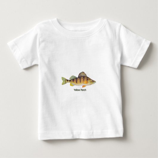 T-shirt Pour Bébé Perche jaune (intitulée) (Devant)