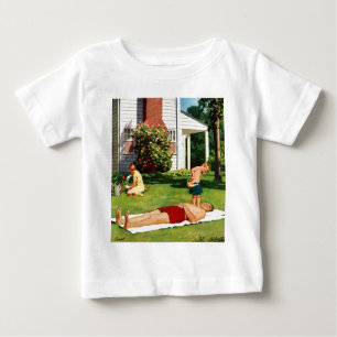 T-shirt Pour Bébé Père de arrosage