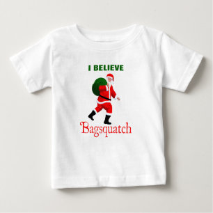 T-shirt Pour Bébé Père Noël - Bagsquatch