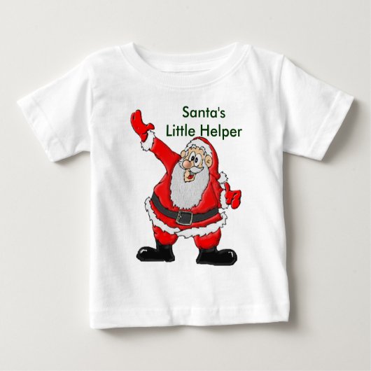 T-shirt Pour Bébé Père Noël, Cadeaux de Noël Père (Devant)