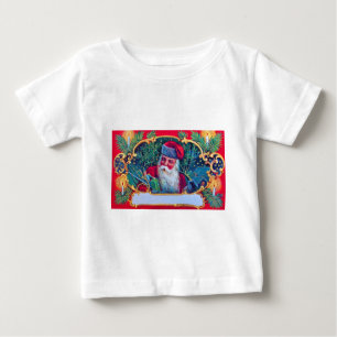 T-SHIRT POUR BÉBÉ PÈRE NOËL DONS VINTAGES ET NOËL